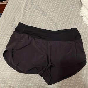black size 2 lulu shorts